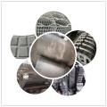 Incinerator grate, heat resistant steel castings